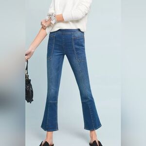 Anthropologie Pilcro & the Letterpress Utility High Rise Cropped Boot Cut Jeans